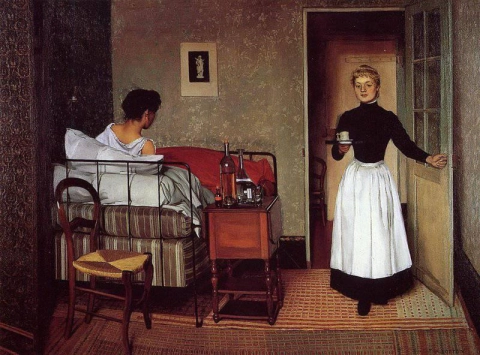 Den sjuka flickan 1892