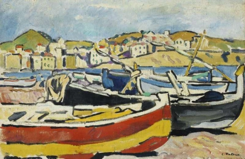 Boote in Banyuls ca. 1927