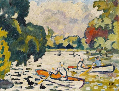 Båtar i Bois De Boulogne 1937