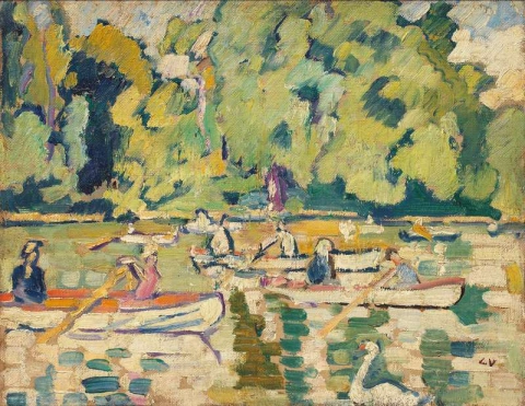 Boten in Bois De Boulogne 1938