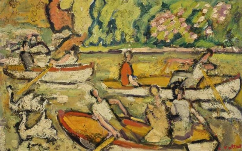 Båtar i Bois De Boulonge 1921