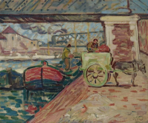 Разгрузка на набережной Сены, около 1892 г.