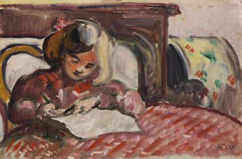 Enfant Ecrivant 1914