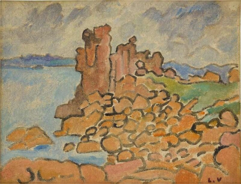 Die Felsen in der Bretagne 1924