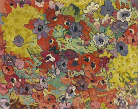 Flower Bed Ca. 1906