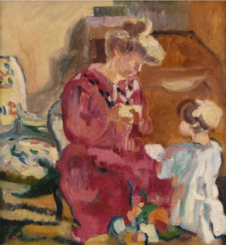 Suzanne och Jean Child ca 1910