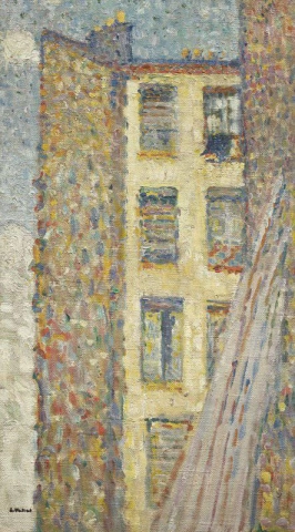 工房の窓からの眺め 1890