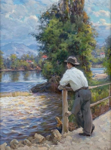 Vasili Levi vista sobre o riacho
