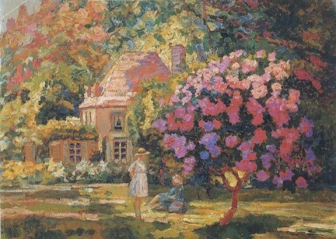Victor Charreton, The Cottage Hepp Ca.1900