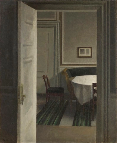 Vilhelm Hammersh, Interior Strandgade 30 1904