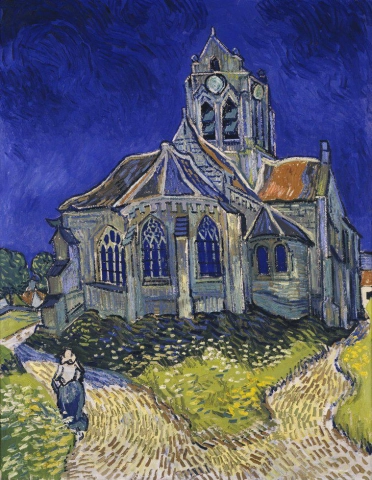 De kerk van Auvers-sur-Oise
