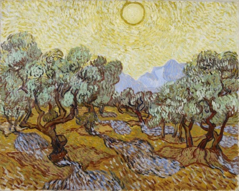 Оливковые деревья - 1889 г.