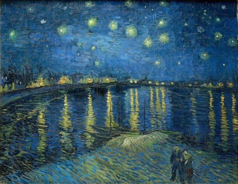 ローヌ川の星降る夜
