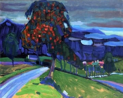 Herfst in Murnau 1908