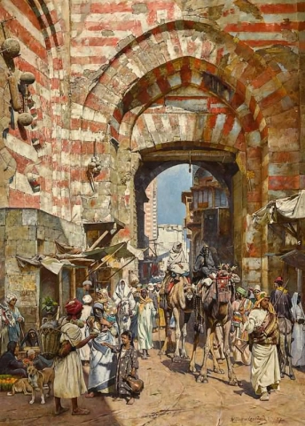 William Logsdail Bab Zuweila Cairo 1887