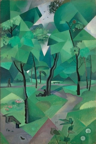 Floresta de junho de Yuriy Annenkov - 1918