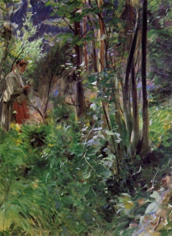 A Woman In A Forest 1907