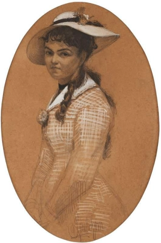 Girl In A White Hat