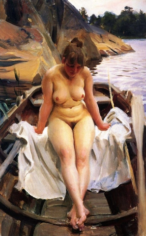 أنا فيرنرز إيكا - في قارب التجديف فيرنر - 1917