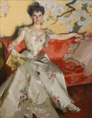 エリザベス・シャーマン・キャメロンの肖像 1900年