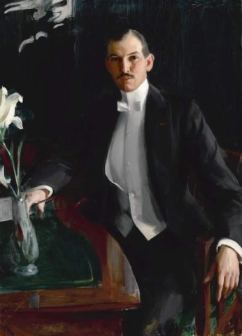 Portret van Harald Bildt 1908