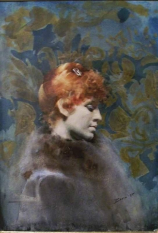 Portret van mevrouw Law 1885