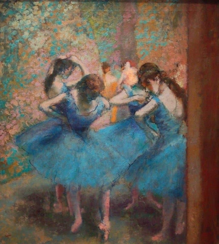 Dancers In Blue