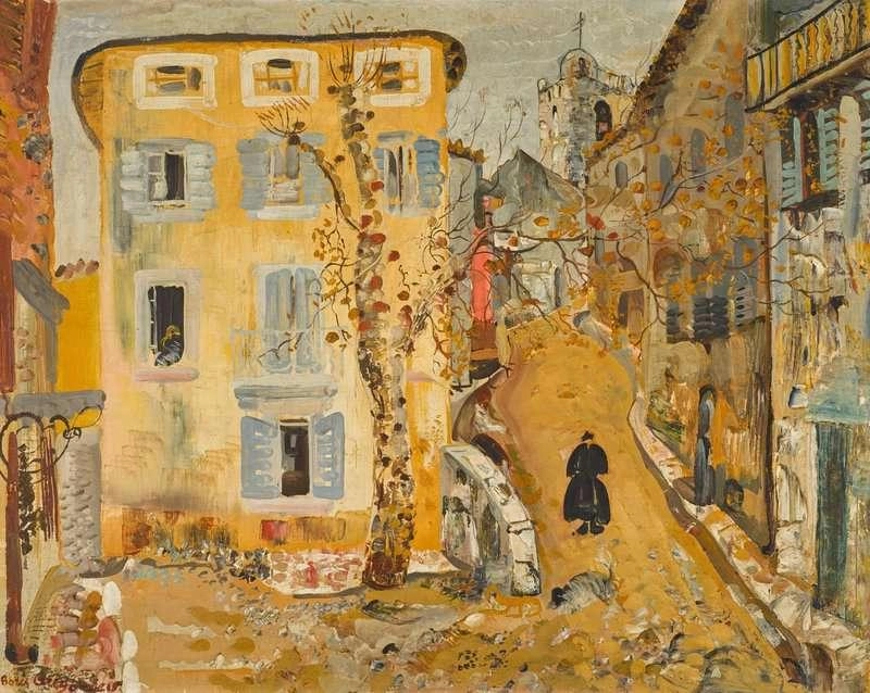 地方都市の街並み 1932 年頃 by ボリス・ドミトリエヴィッチ・グリゴリエフ 油絵複製販売