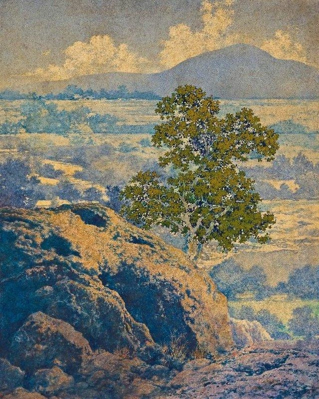 風景 by マックスフィールド・パリッシュ 油絵複製販売