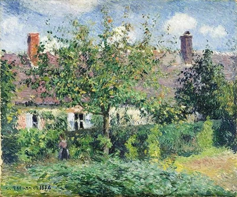 Peasant House at Eragny, 1884