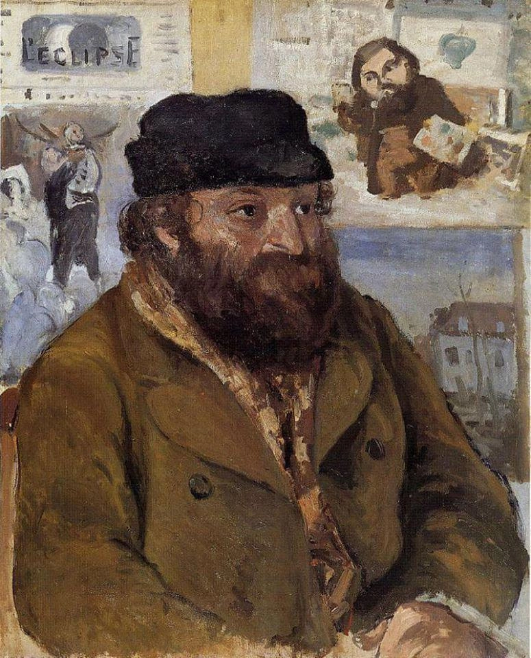 Portrait Of Paul Cezanne 1874