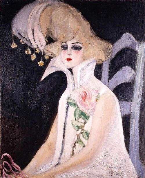 Il clown con la camicia di forza Dolly Davis di Jacqueline Marval riproduzione del dipinto a olio in vendita