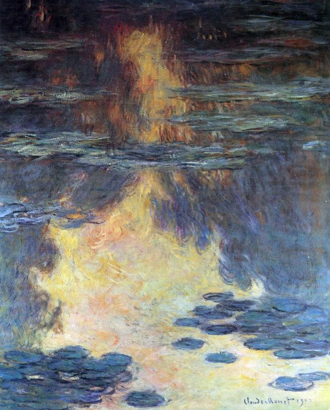 睡蓮 - 水の風景 2 by クロード・モネ 油絵複製販売