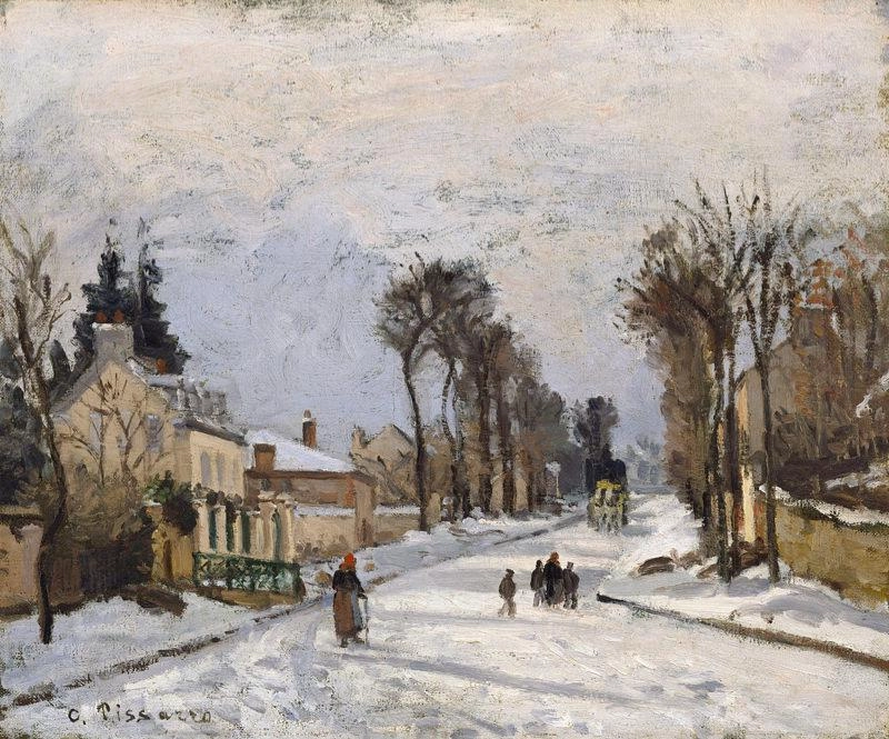 The road from Versailles to Louveciennes