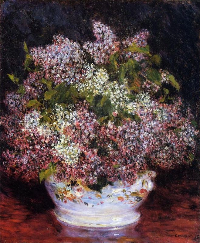 ルノワール 「春の花束」 高級複製画 Renoir Spring Bouquet