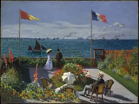 Terrasse en bord de mer, Sainte-Adresse