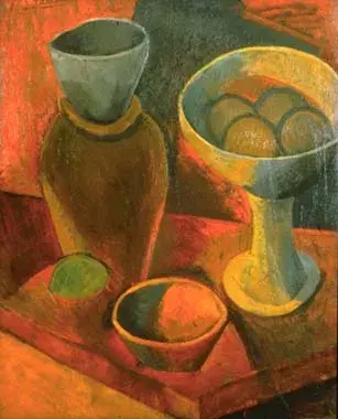 Jug and fruit dish