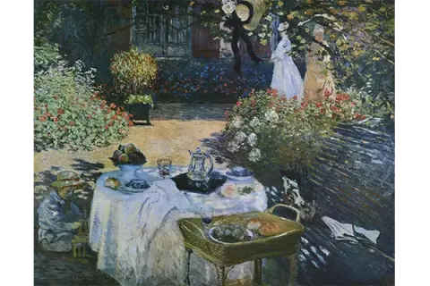 The Luncheon (Monet's Garden At Argenteuil)