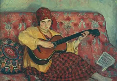 "Woman with a Guitar - 1922"