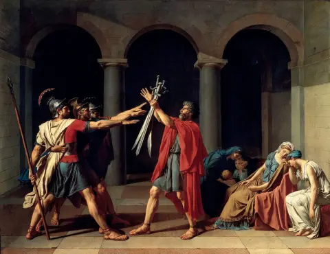 The Oath of the Horatii 1784