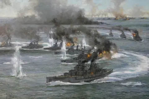 La flotte britannique à la bataille du Jutland