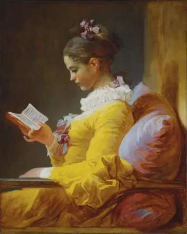 Una joven leyendo, c. 1776