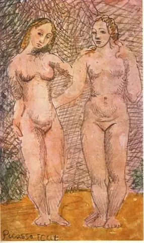 Two nude women 20th