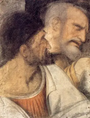 Teste di Giuda e Pietro