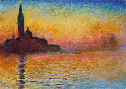 San Giorgio Maggiore al atardecer 1908