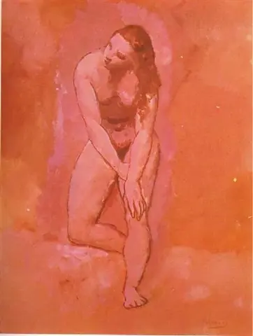 Nude, study to "Harem"