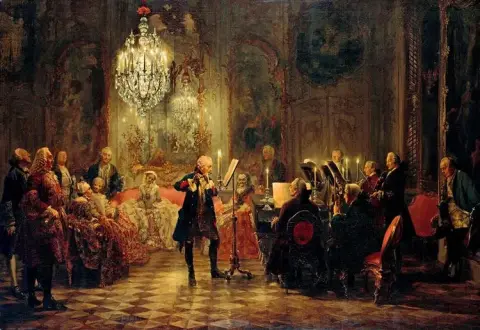 Concierto de flauta de Federico el Grande en Sanssouci