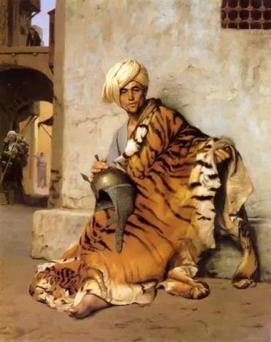 Pelt-kjøpmann i Kairo ca. 1870