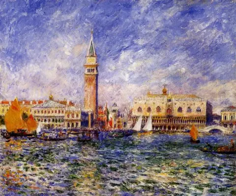 Dogespalatset i Venedig 1881