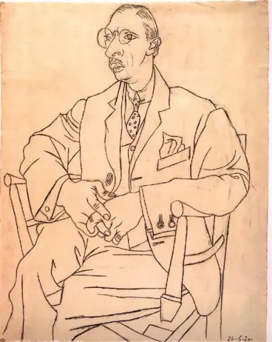 Portrait d'Igor Stravinsky